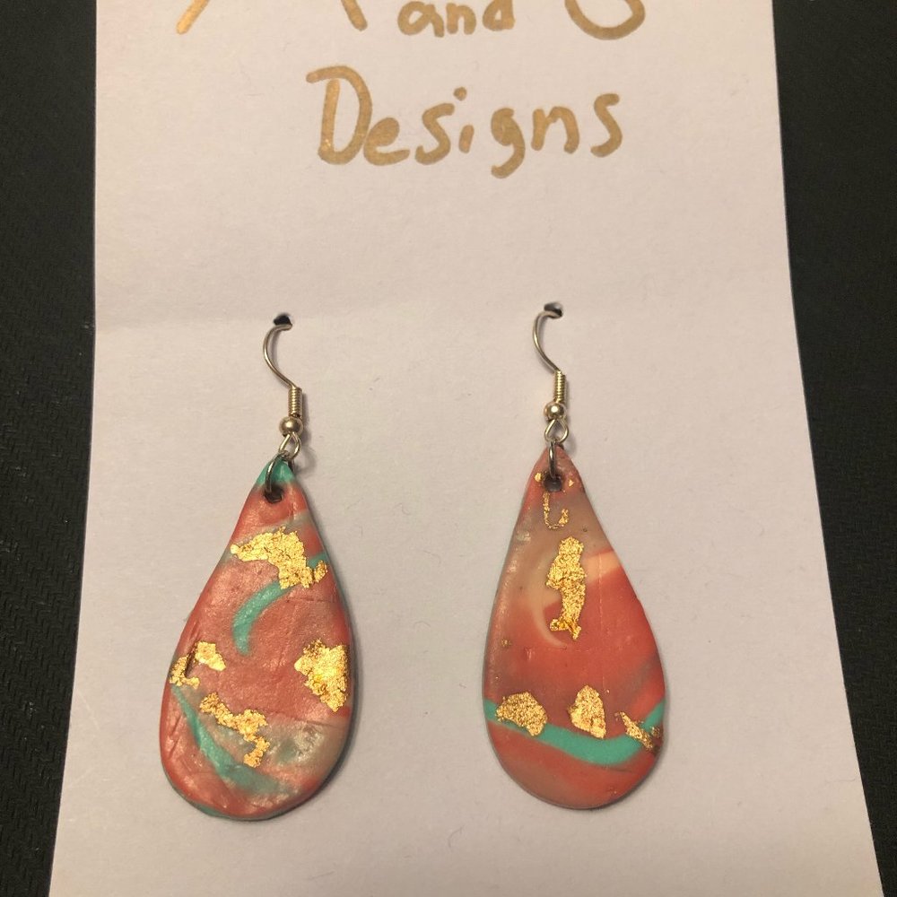 polymer clay earrings